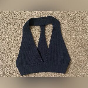 Priceless ribbed Bralette black size Small